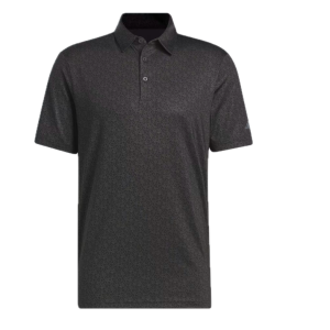 ADIDAS POLO DE GOLF ULTIMATE365 ALLOVER PRINT - NEGRA