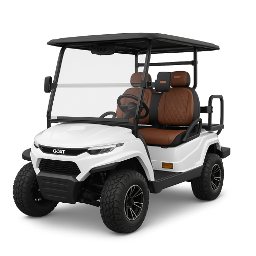 CARRITO DE GOLF GOAT <br> BLANCO - 4 PASAJEROS